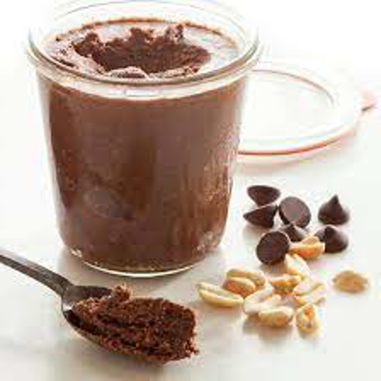 تصویر از کرم بادام زمینی شکلاتی