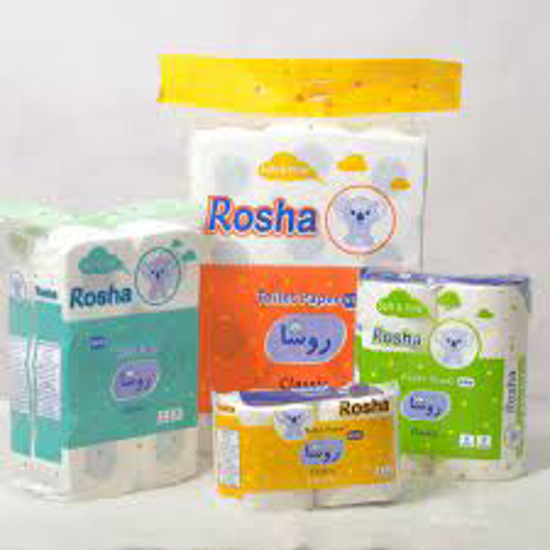 تصویر از دستمال توالیت دوقلوی روشا