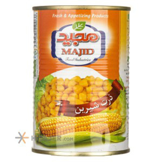 تصویر از کنسرو ذرت 400گ مجید